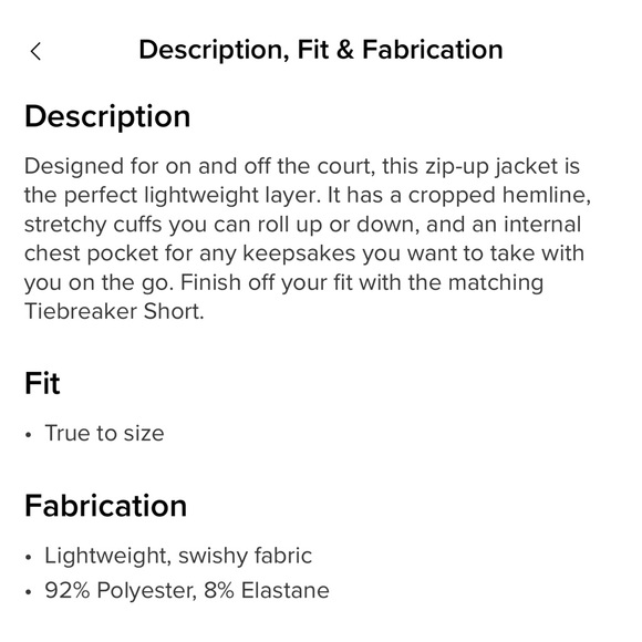 ๐๐๐ ๐ง ALO YOGA Tiebreaker Jacket-Lemon Ice medium excellent condition - Picture 6 of 15